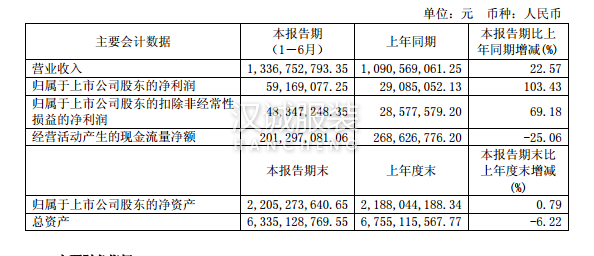 紅豆股份上半年?duì)I收13.37億 實(shí)現(xiàn)營(yíng)收與凈利雙升